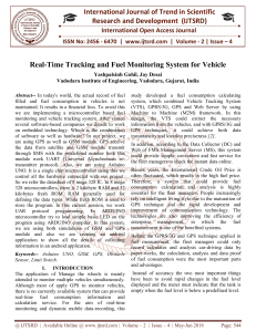 Real Time Tracking and Fuel Monitoring System for Vehicle