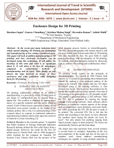 Enclosure Design for 3D Printing