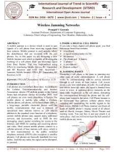 Wireless Jamming Networks