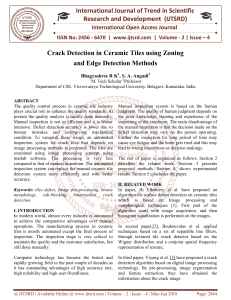 Crack Detection in Ceramic Tiles using Zoning and Edge Detection Methods