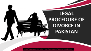Get Know Complete Legal Procedure of Divorce in Pakistan With Best Divorce Lawyer