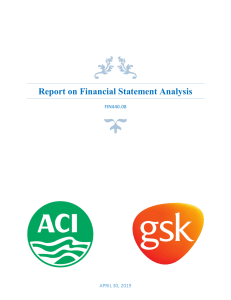 Financial Statement Analysis: ACI vs. GSK