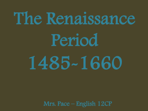 Renaissance Period slide show