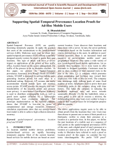 Supporting Spatial Temporal Provenance Location Proofs for Ad Hoc Mobile Users