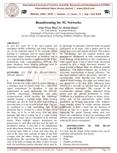 Beamforming for 5G Networks