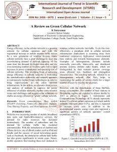 A Review on Green Cellular Network