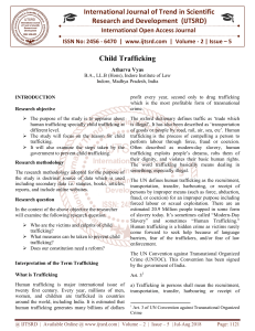 Child Trafficking