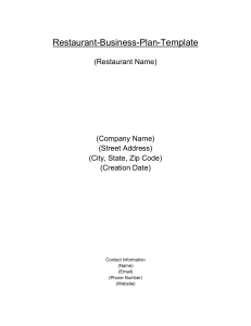 Restaurant-Business-Plan-Template