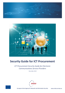Security Guide for ICT Procurement