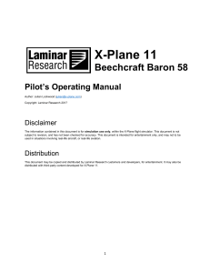 Baron Pilot Operating Manual
