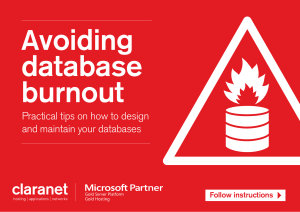 eguide Avoiding database burnout-1