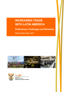 SA Trade with Latin America DTI study