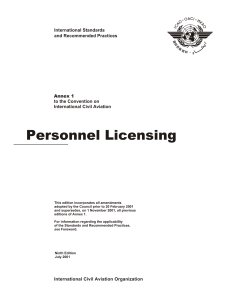 ANEXO 01 - PERSONNEL LICENSING