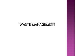Waste management 