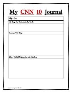 My CNN 10 Journal