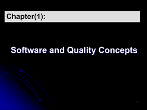 CH1-Software and Quality Concepts