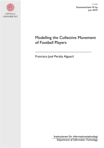 modelling the collective movement of football players