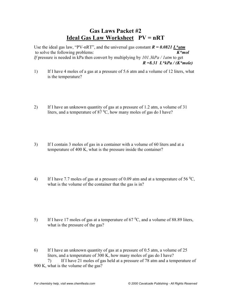 ideal-gas-law-packet-2-worksheet