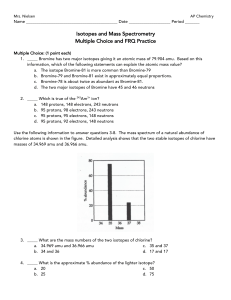 AP Chemistry Isotopes Practice