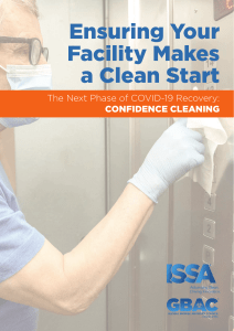 ISSA Position Paper Ensuring Your Facility Makes a Clean Start