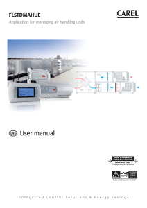 FLSTDMAHUE Air Handling Unit User Manual