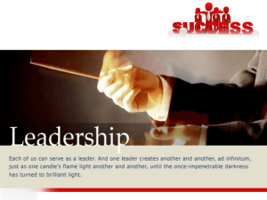 Leadership in Modern Organization