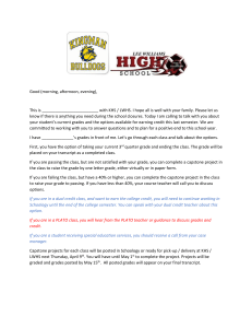 High School School Closure Script Spring 2020