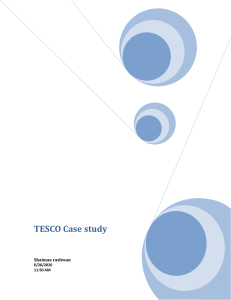 TESCO Case study