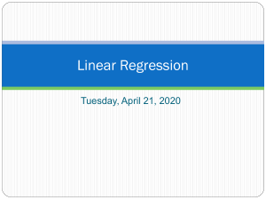 04-21 - Regression