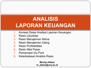 Materi Manajemen Keuangan Analisis Laporan Keuangan