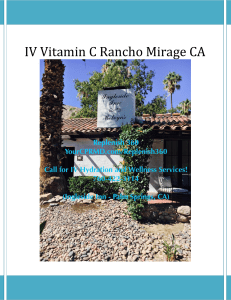 IV Therapy Rancho Mirage CA