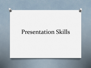 4 Presentation Skills