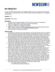 Lesson Plan Packet - Am I Being Fair (1)