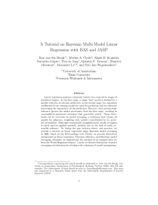 BAStutorial linear regression