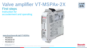 First-steps VT-MSPAx-2X