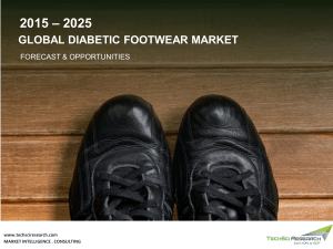 Global Diabetic Footwear Market, 2025