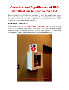 ACLS Class Joshua Tree CA