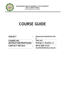 Course-Guide-THE-243-Advanced-Industrial-Arts-II