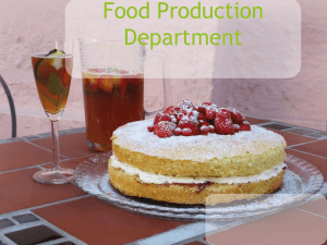 Food Production -FY