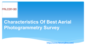 Characteristics Of Best Aerial Photogrammetry Survey