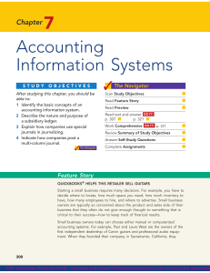 Principles of Accounting 9th Edition - Kieso Chapter 7