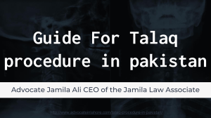 Get Know Simple Method Of  Talaq Procedure in Pakistan (2020) By Expert