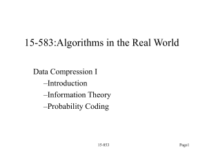 Algorithms for Real World