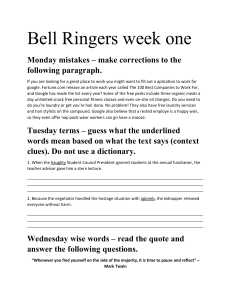 Bell Ringer Worksheet Week One (2)