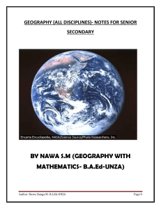 Geography Grade 10 to 12 Full book