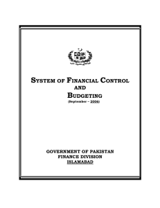 system of financial control and budgeting 