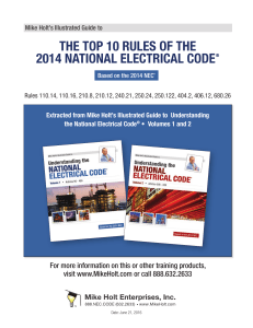 Top 10 Rules 2014NEC