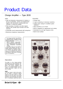 b&k charge amplifier