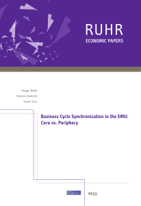 Business Cycle Synchronization in the EMU: Core vs. Periphery