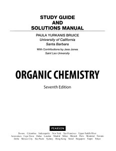 Bruice Organic Chemistry SSM (7th ed.)
